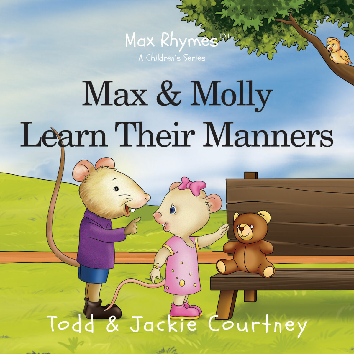 Book Cover-Max & Molly Learn Their Manners
